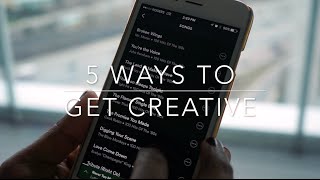 Vlog: 5 Ways to Get Creative