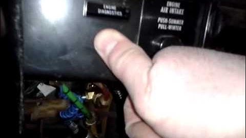 How to clear engine Codes - DT466E