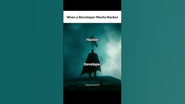 When a Developer Meets Hacker 👨‍💻🔥 #kalilinux #hacker #developer #cybersecurity #ytshorts #shorts