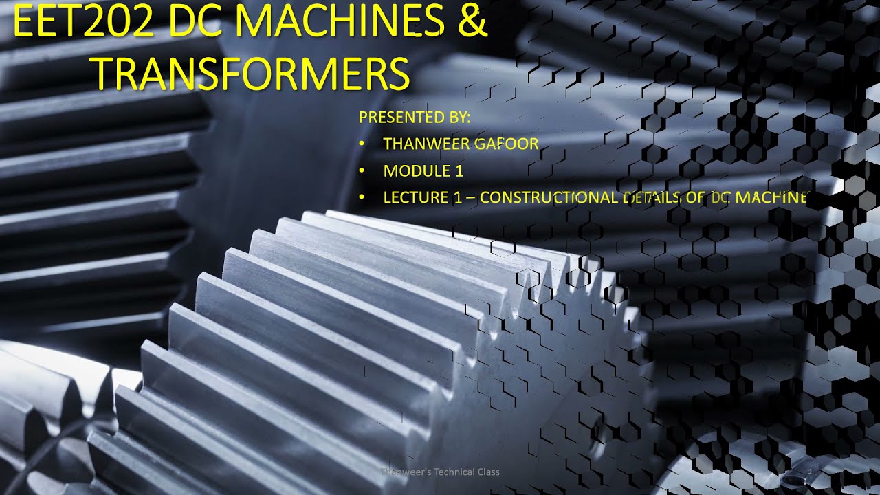 KTU - DCMT - MODULE 1 - LECTURE 1 - CONSTRUCTION