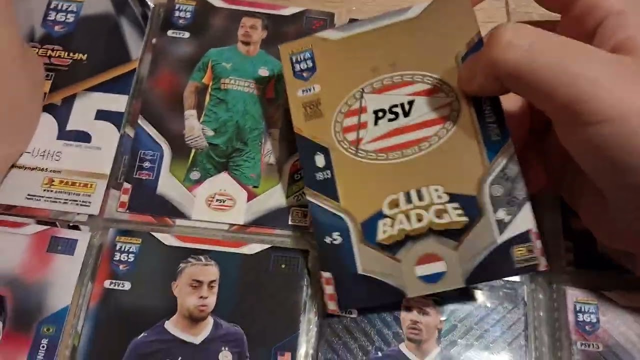 Karty piłkarskie - album Panini Fifa 365 - aktualizacja części drugiej - stan kolekcji na 31.12.2025