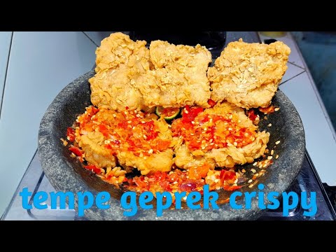 Resep Tempe Geprek Kencur