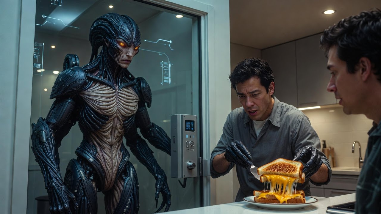 “The Galaxy’s Deadliest Warrior Came to Earth… For a Grilled Cheese Sandwich”