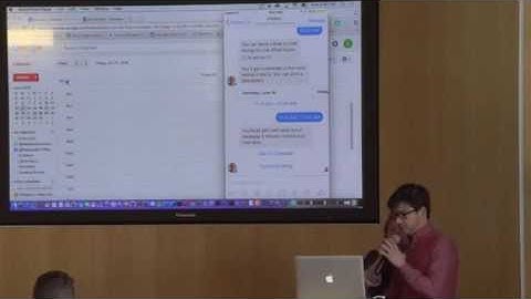 Botness 2016: Demo of ChrisBot for Calendar Integration by Esther Crawford and Ethan Sutin