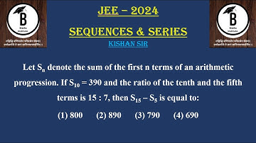 Let Sn denote the sum of the first n terms of an arithmetic progression. If S10 = 390 and the ratio
