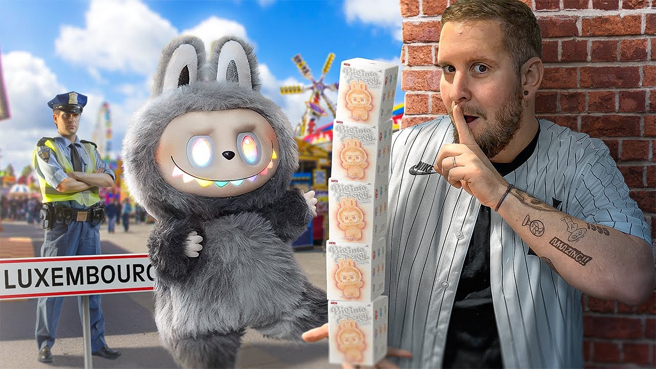 Je GAGNE LE LABUBU SECRET dans une FÊTE FORAINE Qui interdisent les LABUBU (on a pris des risques)￼