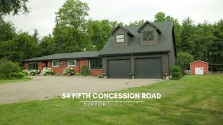 For Sale: Adam DeGroote proudly presents 54 Fifth Concession Road, Burford.