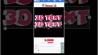 ✨How to use 3D text effect in Pixellab |#3D | #Pixellab | Chintamani tech