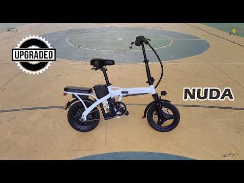 Video Bicicleta Elétrica Dobrável NUDA - Upgrade Atualizações e Detalhes