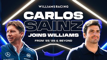 Carlos Sainz joins Williams Racing from 2025 | Williams Racing