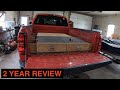 Truck Bed Draw System 2 Year Review - EDC -Tear Down - Post Mortem - DIY Storage drawer