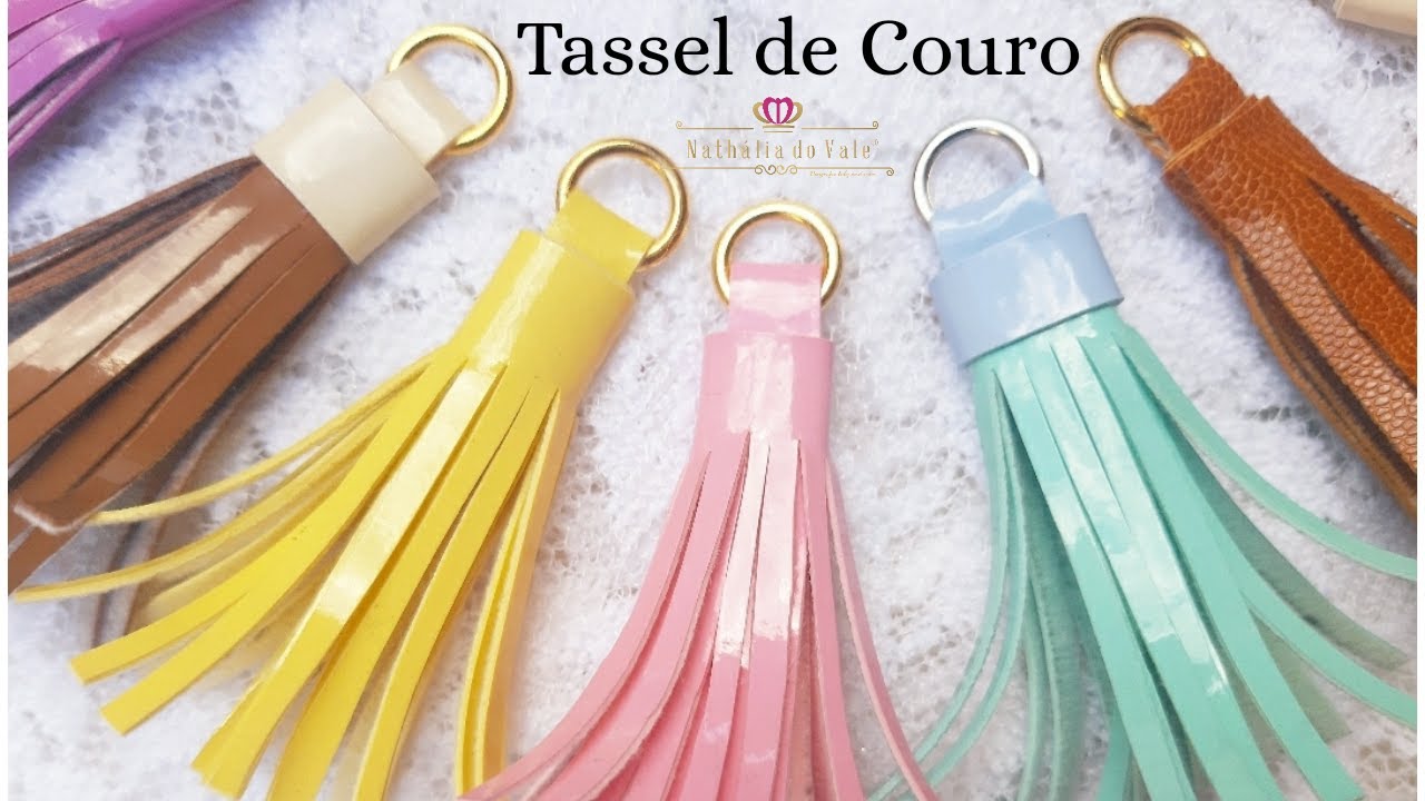 COMO FAZER TASSEL para BOLSAS, CHAVEIROS E UTILITÁRIOS?
