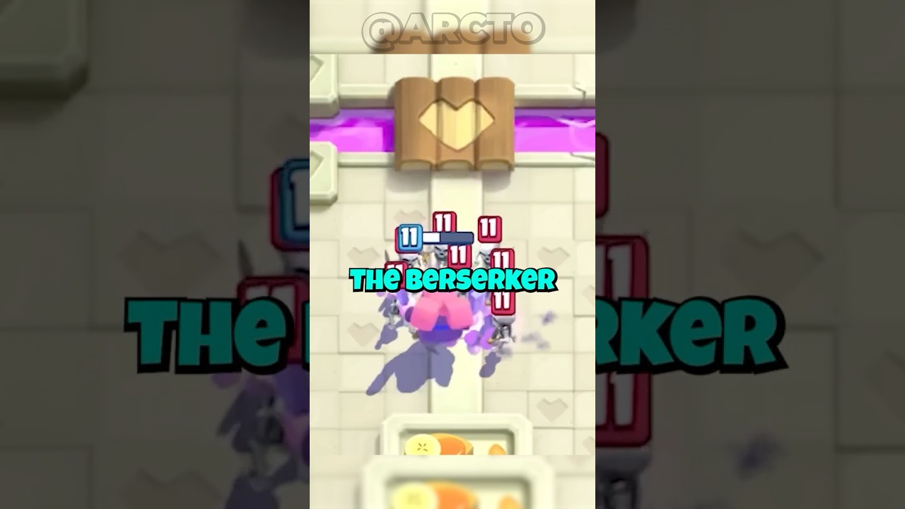 NERFED BERSERKER😭⚒️ #clashroyale