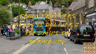 Train Truckers Allelys Deliver 2 coaches to Barmouth