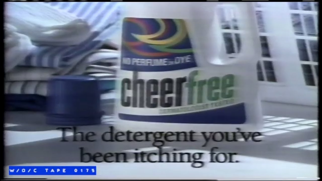 Cheer Laundry Detergent Commercial 1989 YouTube
