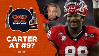 What if Jalen Carter is available for the Chicago Bears at #9 in the NFL Draft? | CHGO Bears Podcast