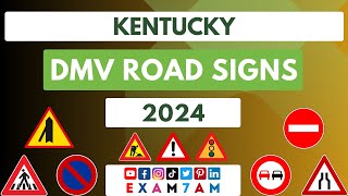 KENTUCKY DMV ROAD SIGN WRITTEN TEST | LEARN ROAD SIGNS IN 2024 | PASS YOUR DMV WRITTEN EXAM