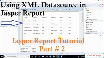 Using XML Data sources in Jasper Report | Jasper soft Studio