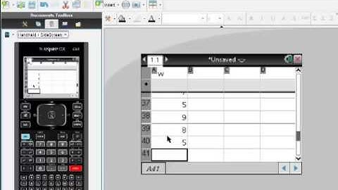 Histogram on the Nspire