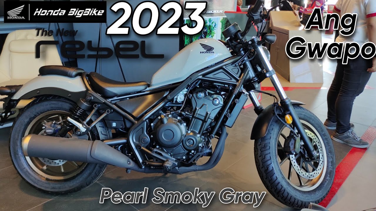 2023 New Honda Rebel 500 Pearl Smoky Grey Specs & Features, SRP: 399k ...