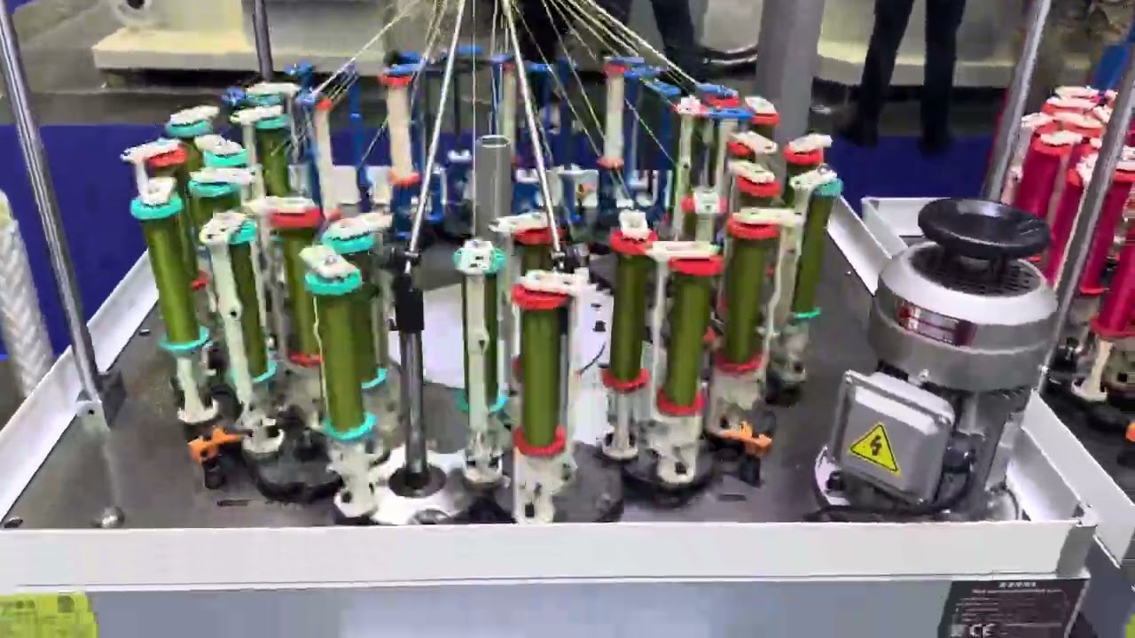 Xianghai 39spindle three color  shoelace and  garment accessories braiding machine