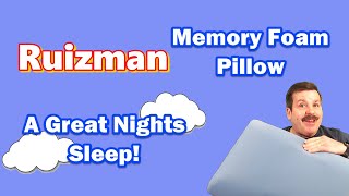 Sleeping Better With a Ruizman Cervical Neck Pillow! Tested!