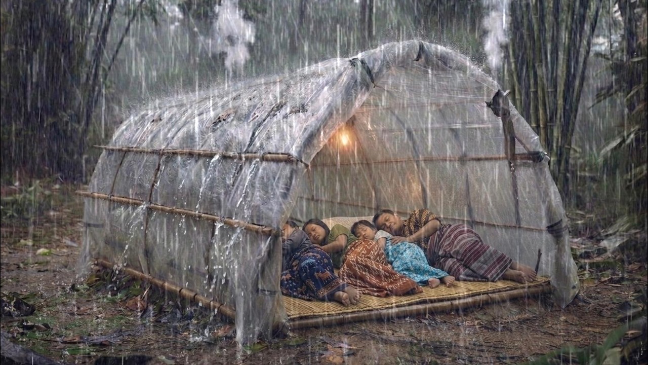 FAB 嵐からの避難/Shelter from the Storm HNTRF日 2 DAYS OF NON-STOP RAIN THUNDERSTORM// Struggling to build a