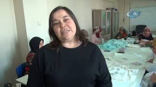 Sandıktan çıkan kanaviçeler yeniden hayat buldu