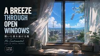 A Breeze Through Open Windows 🌿 | 開いた窓を抜ける風 | Japanese Lo-fi for Study, Work & Relaxation