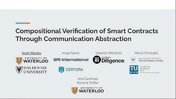 [COVID] Compositional Verification of Smart Contracts Through Communication Abstraction