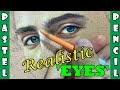 Realistic drawing tutorial for beginners  pastel pencils  bmd portraits