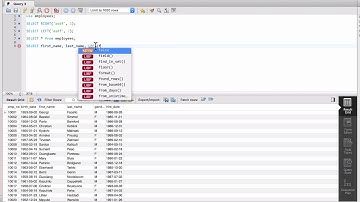Using The Left And Right MySQL Functions