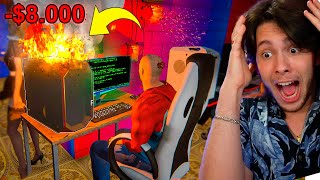 O CLIENTE BOTOU FOGO NO MEU PC!!! (Internet Cafe Simulator #6)