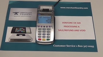VX520 - how to run refund