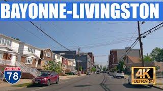 Driving Bayonne to Livingston via I-78 & Kennedy Parkway (4K)