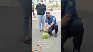 cara memadamkan api dari kebocoran tabung gas dan regulatornya