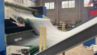 double doffer double cylinder carding machine for amazing effect