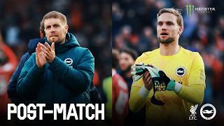 POST MATCH | Hurzeler & Verbruggen | Liverpool v Brighton | Premier League