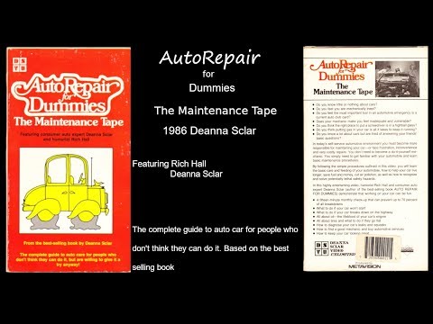 Auto Repair For Dummies:The Maintenance Tape