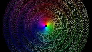 Steve's Generative Art. Curves 28 - Arc-tic Circles
