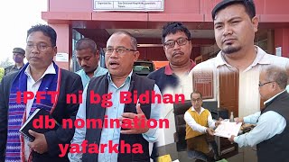 Takarjala Constituency Ipft Ni Bidhan Debbarma Nomination Bulai Yafarkha Sdm Thani