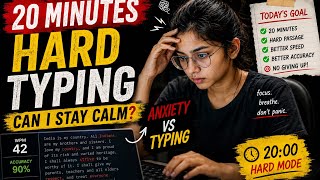 Typing Practice But Anxiety Keeps Winning 😭 #jkssb #junior #assistant #juniorassistant