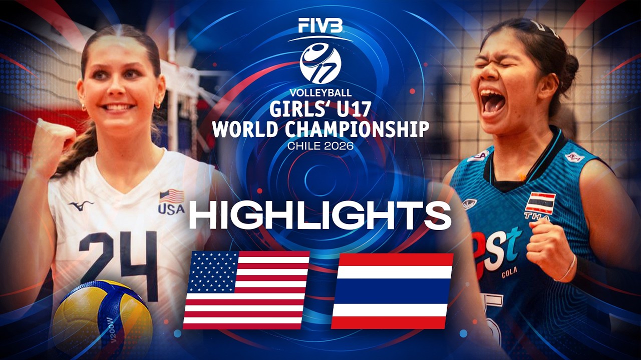 USA 🇺🇸 vs. Thailand 🇹🇭 - Highlights | Pool Play | Girls' U17 World Championship 2026