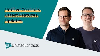 Unified Contacts Latest Features Updates