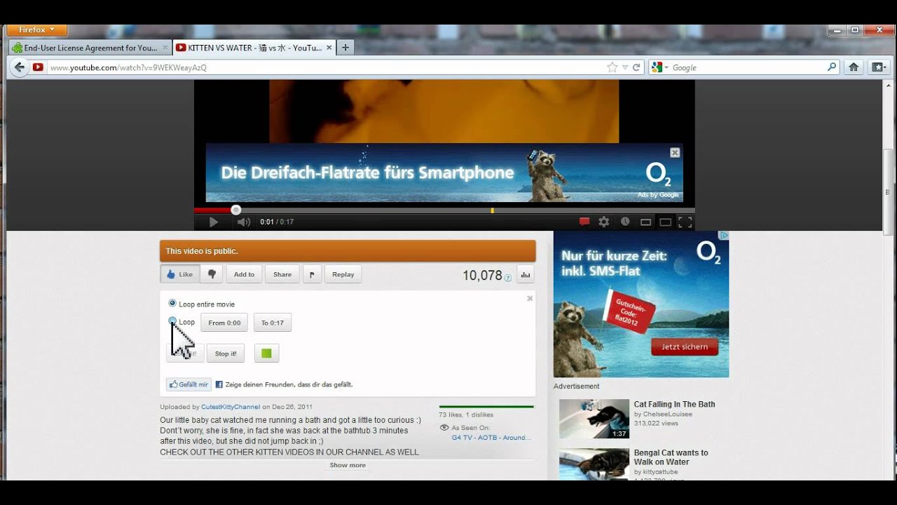 Youtube Auto Replay Firefox Add On - YouTube