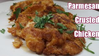 Crispy chicken parmesan?%? /كرستد تشكن رومانيو