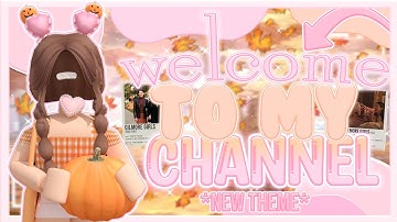 Welcome To My CHANNEL 🍂🌸 || New Autumn Intro || simplysumi ♡