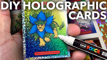 How To Make Holographic Cards At Home DIY