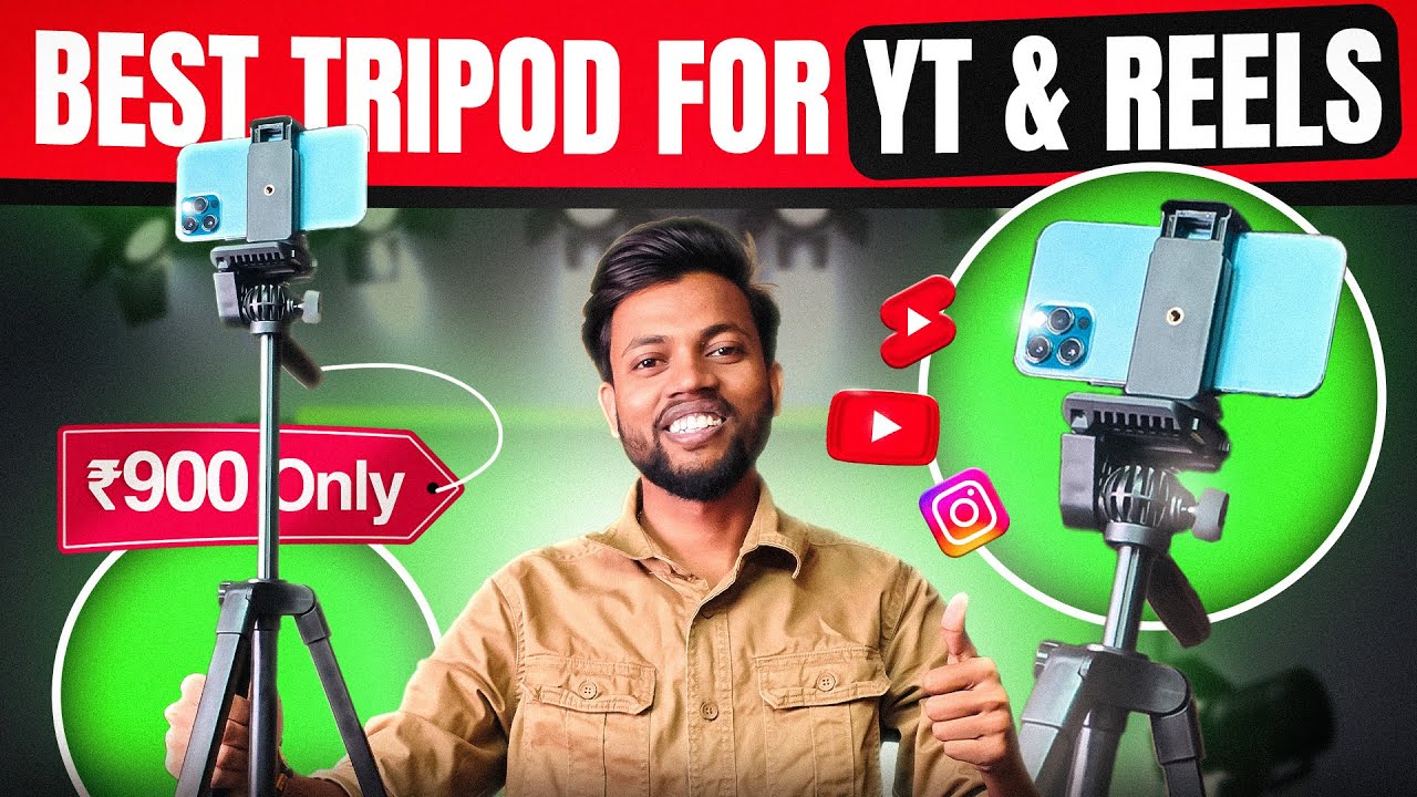 Best Tripod For Youtube & Instagram Reels 🔥 Best Tripod Under ₹1000 