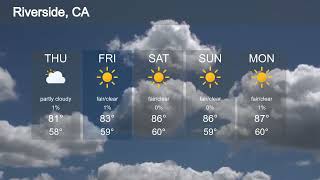 Sunny Weather Forecast: Riverside, CA